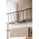 Ver imagem 7 de Porta Toalha Duplo Preto com Suporte e Adesivos 3m - Arthi