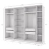 Conjunto Closet Kappesberg Adapt Branco 2 Peças 273cm - 3