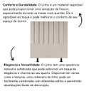 Ver imagem 5 de Cabeceira Estofada de Cama Solteiro Box 100 Cm Eloá Linho e Frame:bege