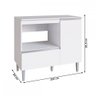 Balcão de Cozinha para Cooktop Lais 2 Portas Branco - Irm Móveis - 4