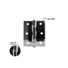 Dobradiça P/ Portas 3,5x3 em Inox 304 Polido com Rolamento - 2