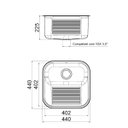 Ver imagem 5 de Tanque Docol Loggica 25 L em Aço Inox Acetinado 40x40 Cm
