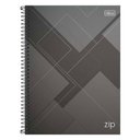 Ver imagem 1 de Caderno Espiral Universitário Zip 10 Matérias 200 Folhas Cinza - Tilibra