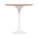 Ver imagem 4 de Mesa Lateral Tulipa Saarinen Redonda 51 Cm - Freijó Cores Branco
