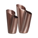 Ver imagem 1 de Vaso Decorativo de Cerâmica Rose Gold Dupla Vaso de Mesa Antúrios