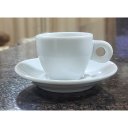 Ver imagem 4 de Kit Jogo 6 Xícaras Café 80ml Cônica com Pires - Porcelana Branca (2)