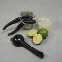 Ver imagem 5 de Kit abridor de lata espremedor de limão 2 pçs preto - Oikos