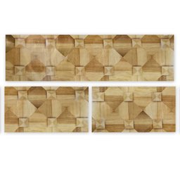 Kit 3 Peças Jogo Cozinha Passadeira Manta Vinilico Laminado Harmony - 2