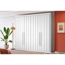 Ver imagem 1 de Guarda Roupa 4 Portas Ripadas e 4 Gavetas Grécia Branco - Conquista