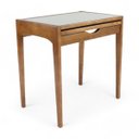 Ver imagem 1 de Mesa Aparador Smart em Madeira Maciça de Eucalipto Cor Pinhão com Vidro Fendi Claro