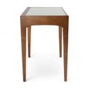 Ver imagem 5 de Mesa Aparador Smart em Madeira Maciça de Eucalipto Cor Pinhão com Vidro Fendi Claro