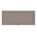 Ver imagem 1 de Armário Aéreo Geladeira Unna 1 Porta Basculante 80cm Gris - Poliman Móveis