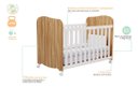 Ver imagem 7 de Berço Peroba Uli Branco/Amendôa com Rodízios MDF Infantil