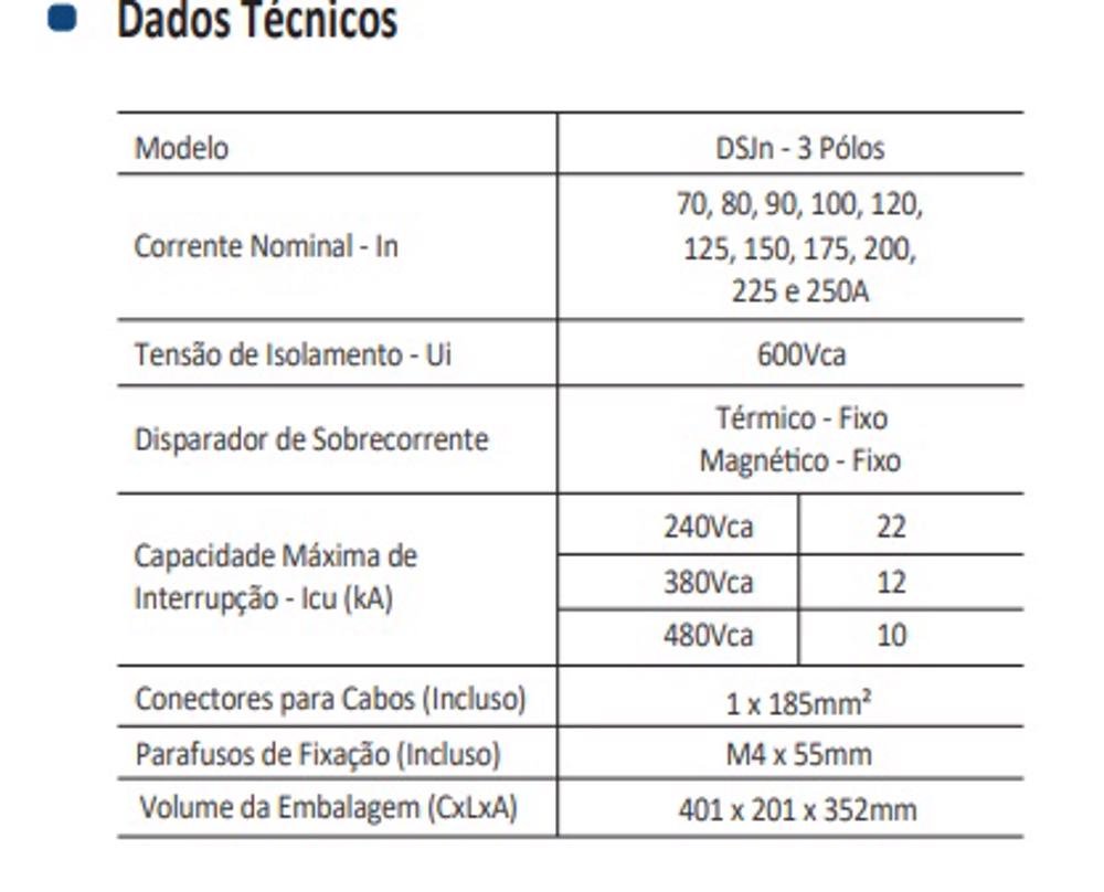 Disjuntor Nema Caixa Moldada 150a Soprano - 3