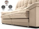 Ver imagem 5 de Sofá Bergamo 2,30m Retrátil e Reclinável Linho Soft Bege - Netsofas