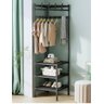 Cabideiro Guarda Roupa Arara Organizador Closet Canto - 2