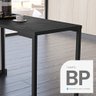 Mesa de Cozinha Multiuso Lanche Rápido Estilo Industrial 90x50cm BP Prattica F02 Preto - Mpozenato - 6