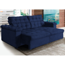 Sofá New Austrália 290 cm Retratil e Reclinavel Suede Azul – Sofá na Web - 2