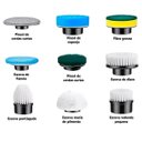 Ver imagem 2 de Escova de Limpeza Elétrica 9 em 1 com Acessórios Recarregável Tomate