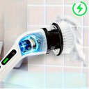 Ver imagem 4 de Escova de Limpeza Elétrica 9 em 1 com Acessórios Recarregável Tomate