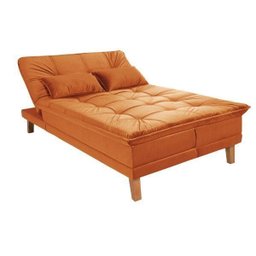 Sofá Cama Veludo Liso Berlim Plus LINHA - 3