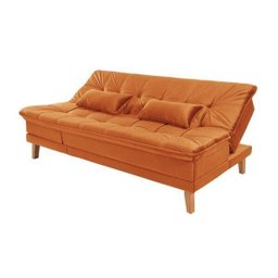 Sofá Cama Veludo Liso Berlim Plus LINHA - 7