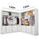 Ver imagem 2 de Closet 6 Portas 18 Gavetas Domus Premium - Grand Line