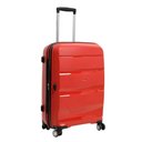 Ver imagem 4 de Mala de Bordo Pequena Expansível Polipropileno Samsonite Spin Air Cadeado Tsa Vermelha P