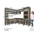 Ver imagem 4 de Cozinha Modulada Connect 16 Peças 5aéreos+5balcões+ 2 Paneleiros +4complementos C5p98 Duna