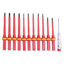 Ver imagem 1 de Kit Chave de Fenda Isolada com Imã 14 em 1 com Certificado Nr10