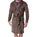 Ver imagem 1 de Roupão Daisa Microfibra Plush Daju Chocolate