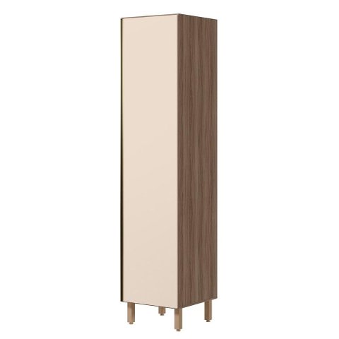 Paneleiro 1 Porta MDF 50x221 cm Kali 122291 Carvalho Toq Off White Nicioli
