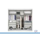 Ver imagem 3 de Guarda Roupa Casal Londres 3PTS 1VD 4g Cinamomo N. Horizonte