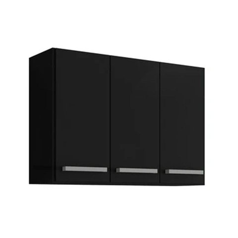 Armário Aéreo Cozinha Lavanderia 3 Portas 1 Prateleira