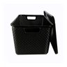Caixas/cesto Organizador Rattan Preto 42 Litros - 4