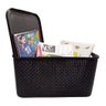 Caixas/cesto Organizador Rattan Preto 42 Litros - 7