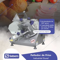 Fatiador de Frios Industrial Profissional Gural Axt-30i Inox Automático - 3