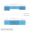 Ver imagem 4 de Cozinha Completa Modulada 6 Peças, Armário Vidro Reflecta, Paneleiro e Balcões Linea Luciane Móveis