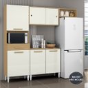 Ver imagem 1 de Armário de Cozinha 4 Portas 1 Gaveta Isabelle Aramóveis