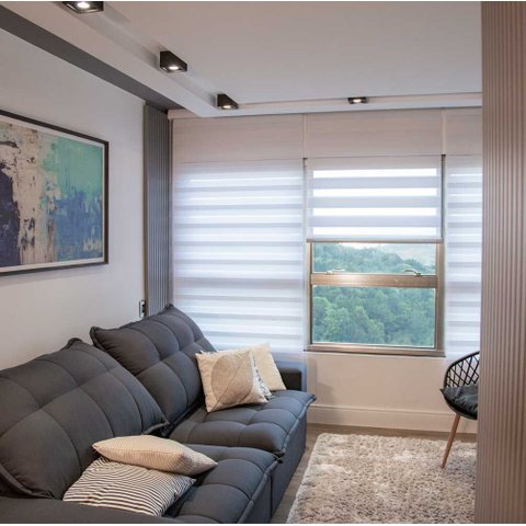 Persiana Double Vision Plus - ( Largura 140 X Altura 128cm )