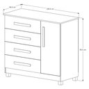 Ver imagem 3 de Cômoda Sapateira Grécia Branco