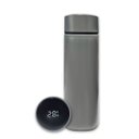 Ver imagem 1 de Garrafa Térmica Aço Inox com Termômetro Digital Led 500ml Cinza