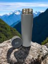 Ver imagem 3 de Garrafa Térmica Aço Inox com Termômetro Digital Led 500ml Cinza