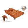 Sofá Cama 3 Lugares 5 Posições Versátil Madero  - 3