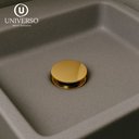 Ver mais imagens de Válvula Ralo Lavatório Banheiro Metal Click Dourada 1 1/4:dourado