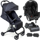 Ver imagem 1 de Carrinho de Bebe com Bebe Conforto e Base Galzerano Bali Preto