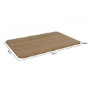 Ver imagem 4 de Mesa de Sala Jantar Duina C/ Tampo 136cm Niquel/freijo - Kappesberg