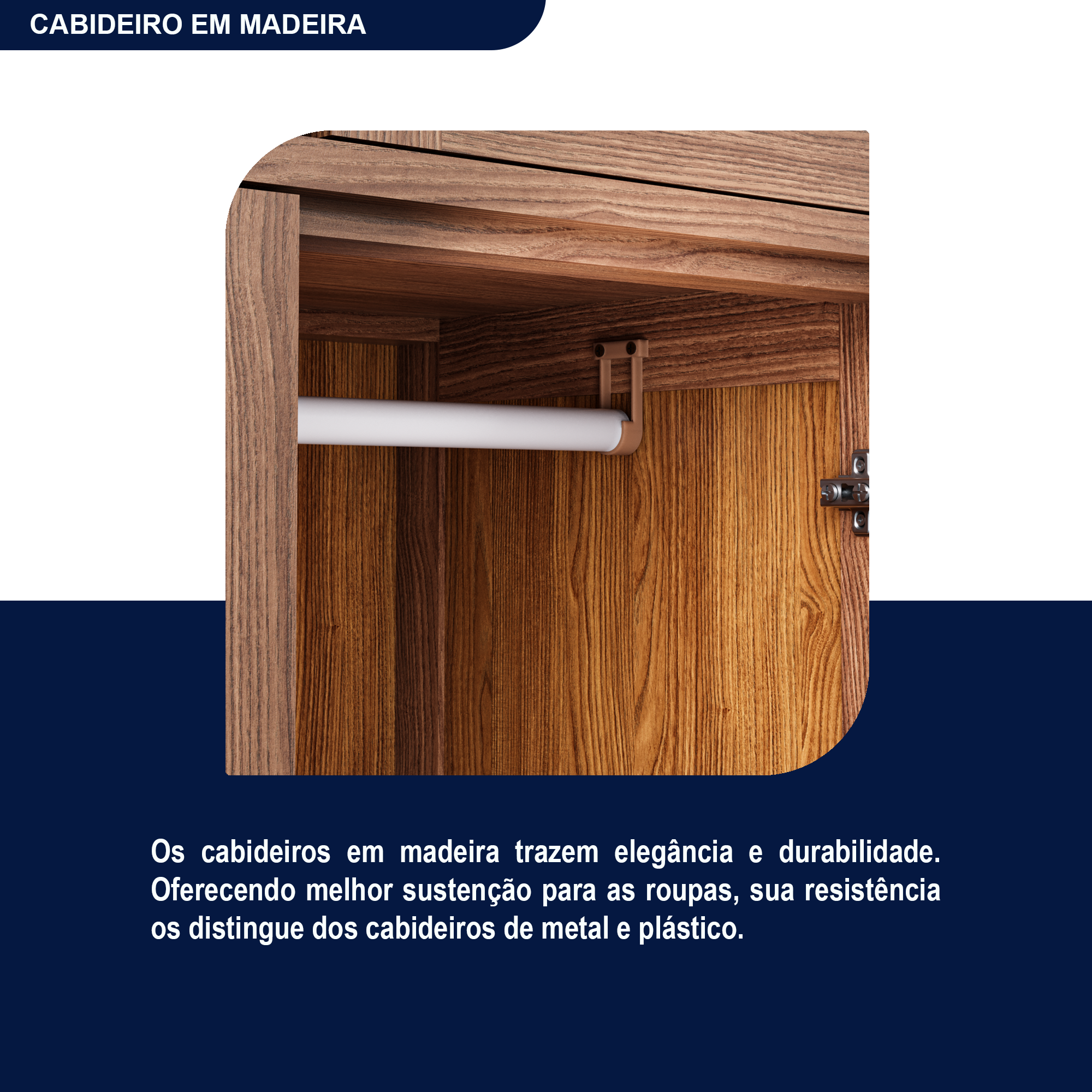 Guarda-Roupa Casal com Espelho 10 Portas 4 Gavetas Rio Branco  - 9