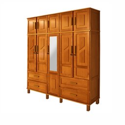 Guarda-Roupa Casal com Espelho 10 Portas 4 Gavetas Rio Branco  - 4