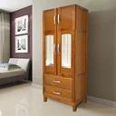 Ver imagem 1 de Guarda-Roupa Solteiro com Espelho 4 Portas 2 Gavetas Teresina Rodmóveis